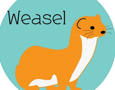 Logo Design: Easel Weasel