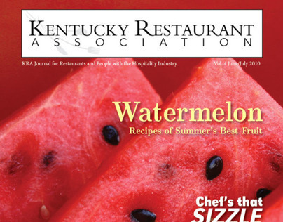 Kentucky Restaurant Assoc. Magazine Mock Ups