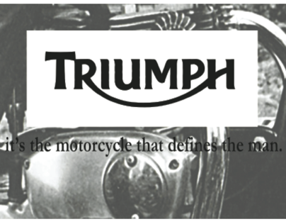 Triumph-It's the Motorcycle that Defines the Man