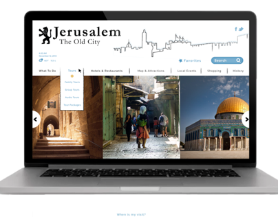 Tourist site for The Old City Jerusalem