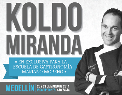 Koldo Miranda en Medellín