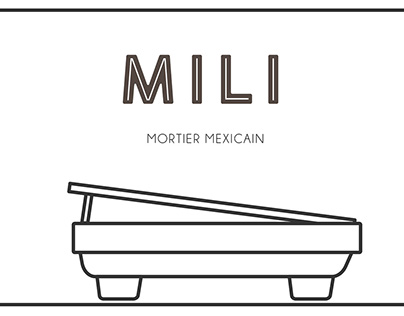 MILI, mortierr mexicain, le metate.