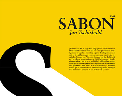Sabon - Naipes tipográficos