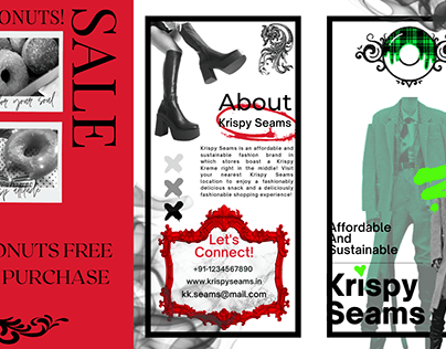 Krispy Seams - Tri-Fold Brochure