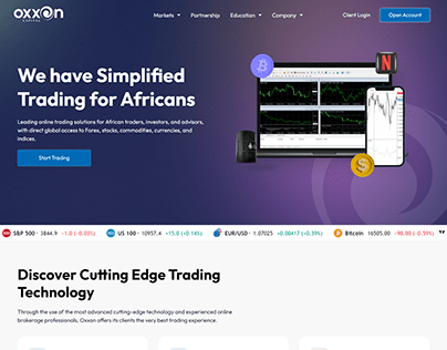 Oxxon Capital: Forex trading website for Africans