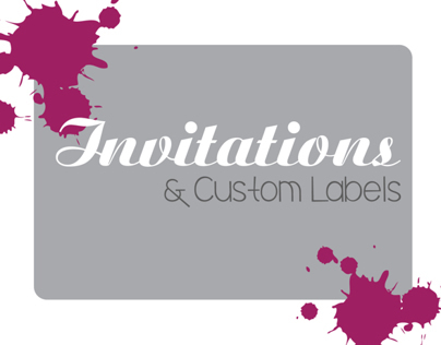 Invitations & Wine Labels