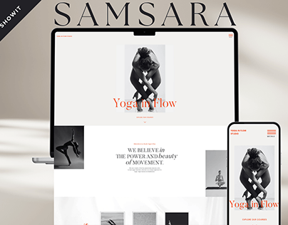 SAMSARA - Showit Website Template