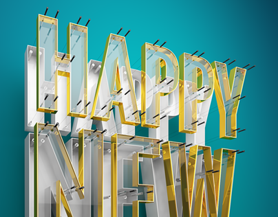 2014 New Year Typography