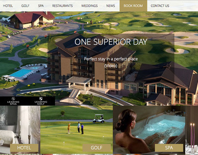Website for Superior Golf & Spa Resort