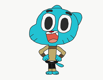 Gumball from ( The Amazing World of Gumball )
