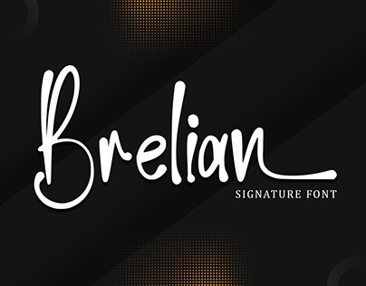 Brelian - Signature Font
