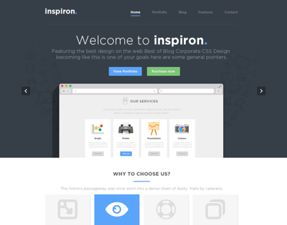 inspiron - Awesome Multipurpose PSD Template