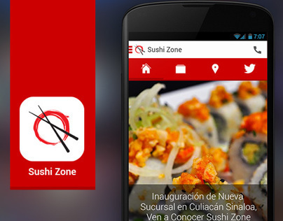 App Sushi Zone para Android