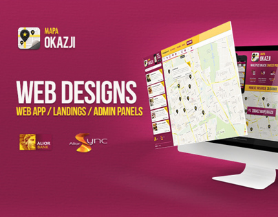 Mapa Okazji - Web Designs - Landing - Web App - Admins