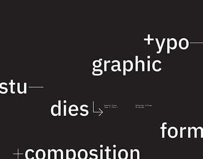Typographic Studies: Form & Composition
