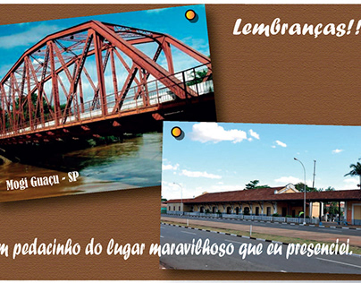 Cartão postal fictício de Mogi Guaçu - SP
