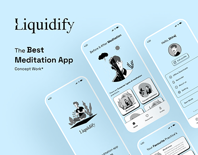 Liquidify The Meditation Mobile App