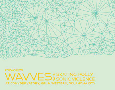 Wavves Screened Poster