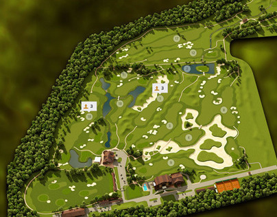 3D map for Superior Golf & Spa Resort