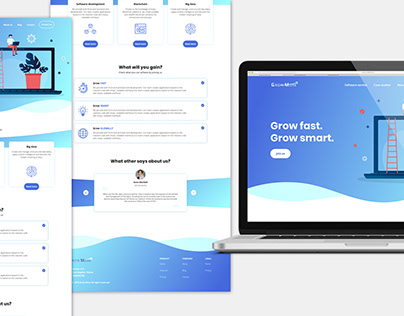 GrowMore Web and mobile UX