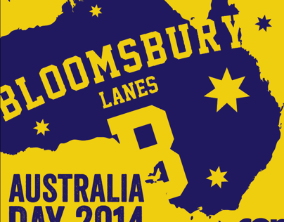 Bloomsbury Lanes Australia Day 2014
