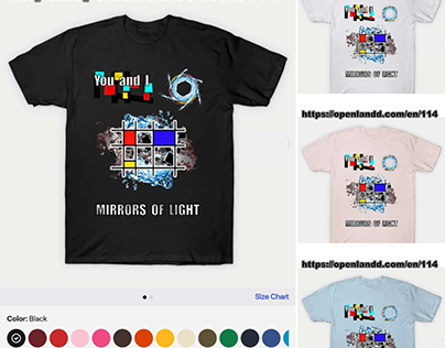 OpenLandd 114 - You And I, Mirrors Of Light T-Shirt