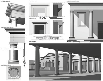 Palladio's Villa Saraceno 3d virtual reconstruction
