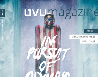 UVU Magazine Olympics Cover