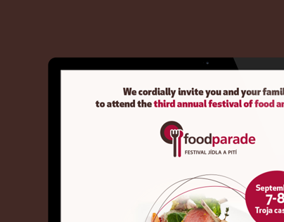 web invitation Foodparade
