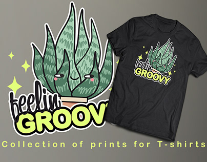 Groovy design for t-shirts