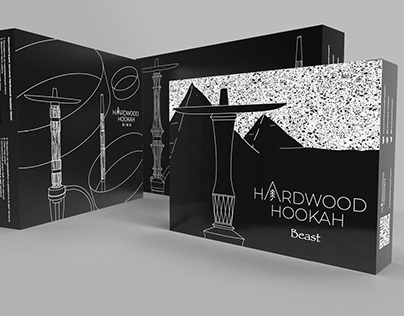 Дизайн упаковки и подиумов для кальянов Hardwood Hookah