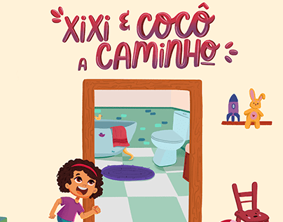 Xixi E Cocô a Caminho | Children's Book Illustrations
