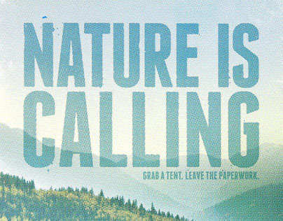 Nature is Calling Poster