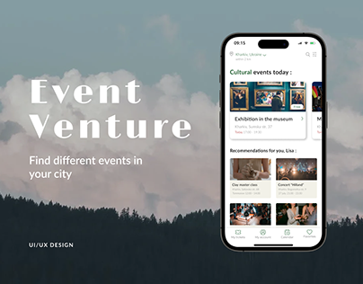 Evenr Venture - Find different events in your city