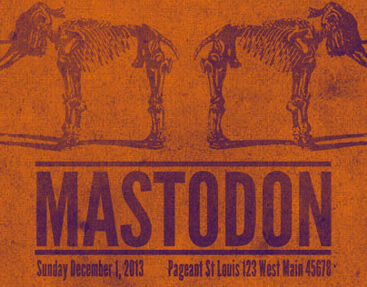 Mastodon Mock Band Poster