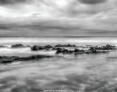 South African Seascapes - Black and White