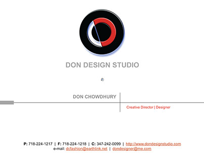DON CHOWDHURY - Portfolio General - Design