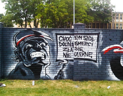 Graffiti Warsaw Uprising Mural