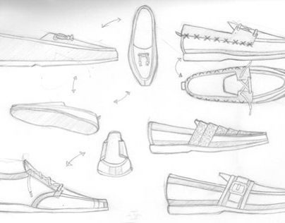 Footwear concept sketches