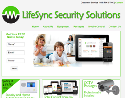 LifeSync Website Design