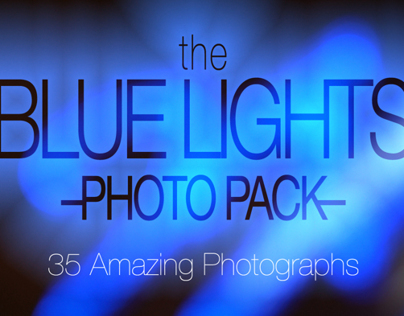 Blue Lights Photo Pack