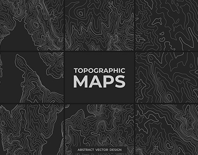 Vector topographic maps