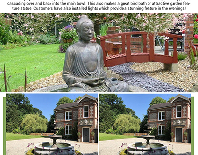 Peaceful Buddha Water Fountains