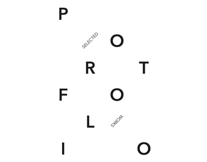 Personnal portfolio [printed version]