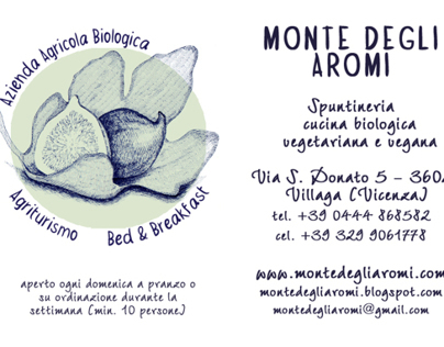 Agriturimo Monte degli Aromi | Logo & Flyer