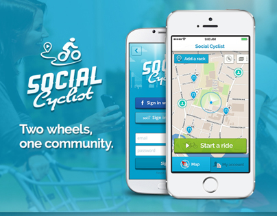Social Cyclist - Mobile App - for Bicycle enthusiasts