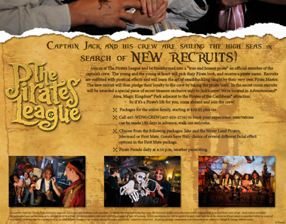 "The Pirates League" Flier
