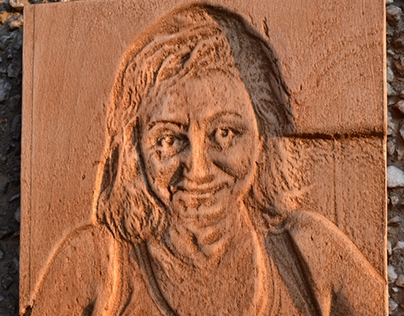 Carving mother of Simeon