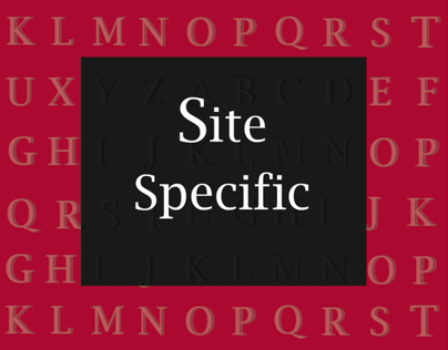 Site Specific Design