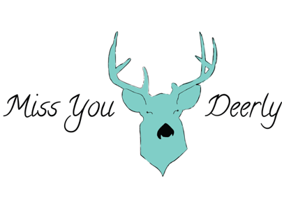 Miss You "Deer"ly card